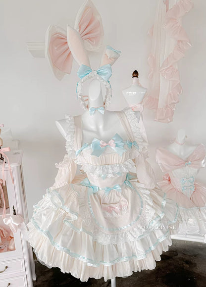 Antique Maid Dress Set Bunny Collection - PoshePose Global