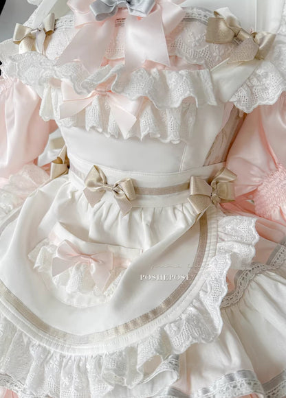 Antique Maid Dress Set Bunny Collection - PoshePose Global
