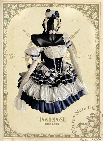 Navy Sailor Princess Dress