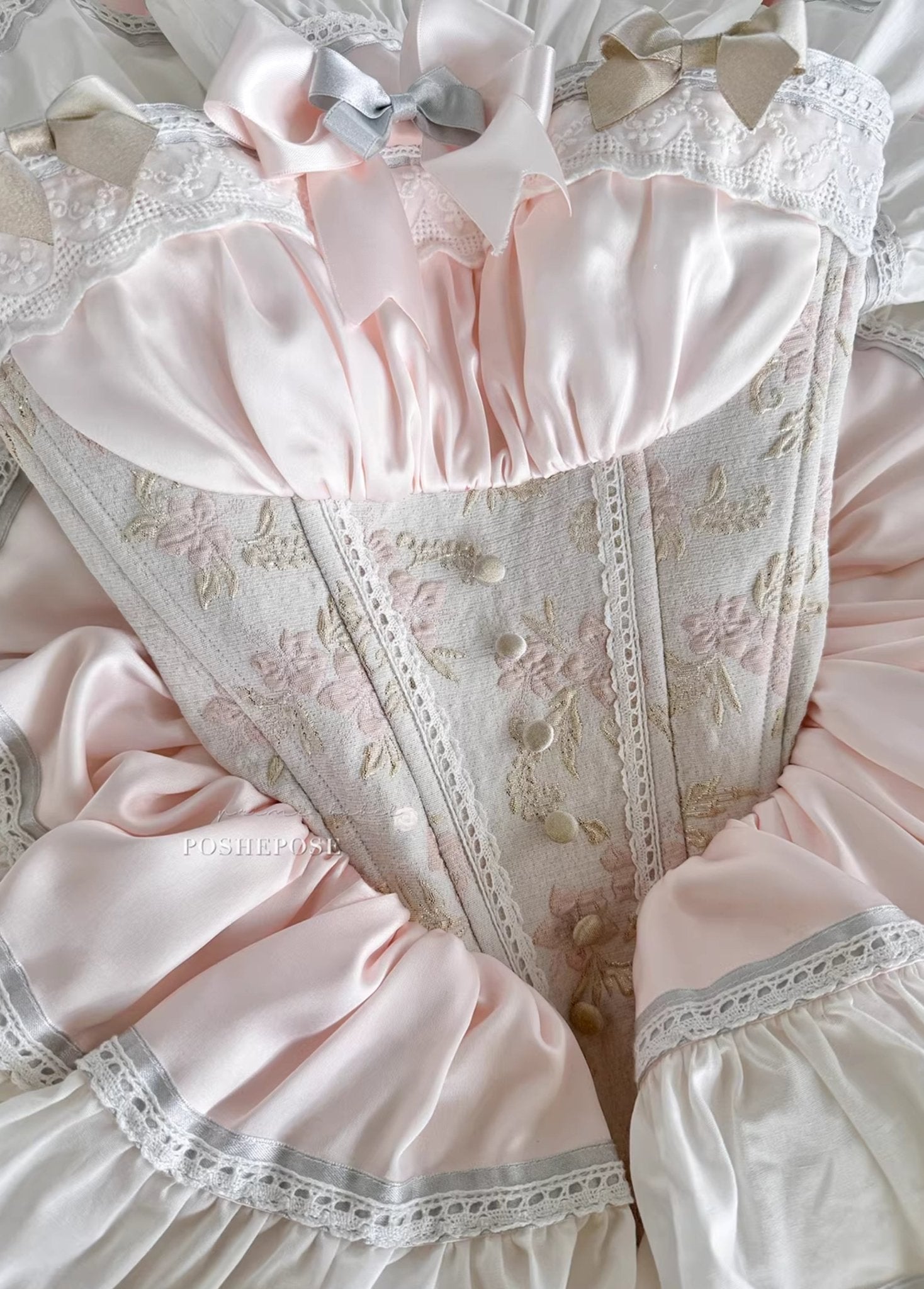 Antique Maid Dress Set Bunny Collection - PoshePose Global