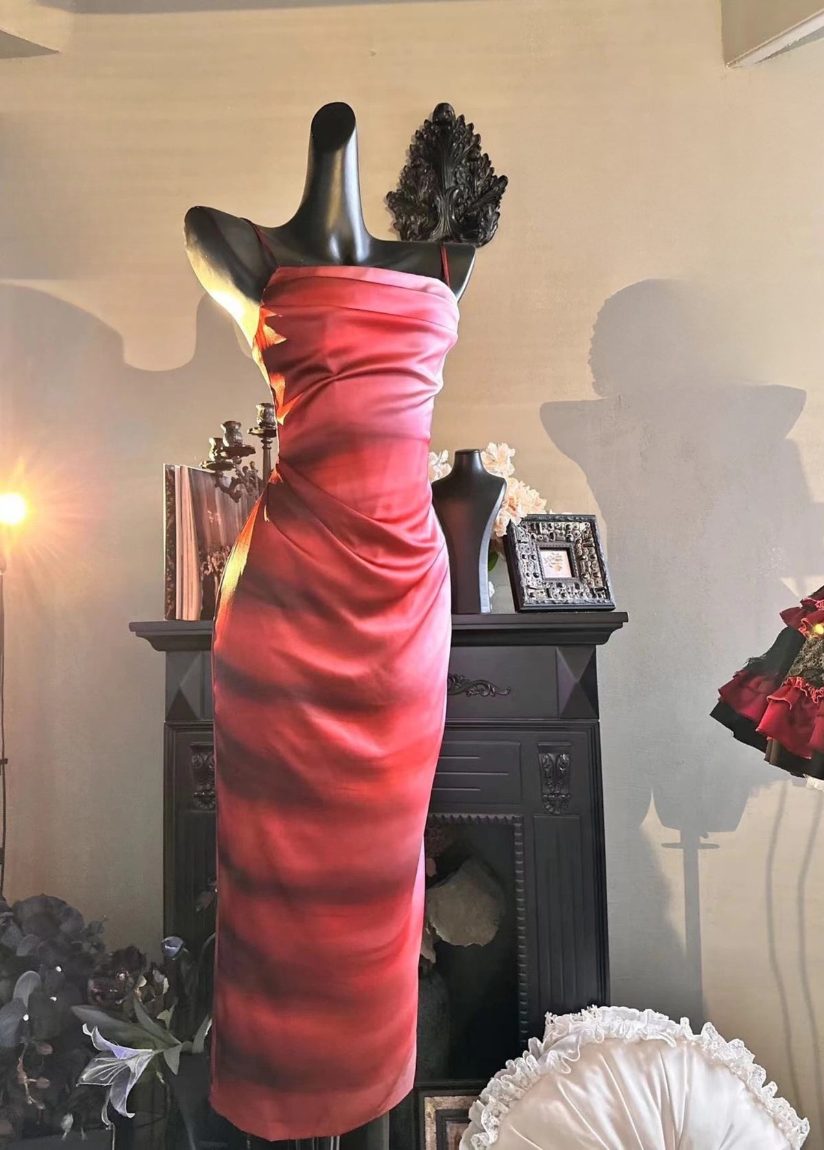 Poshepose Global nightingale-inspired couture dress.