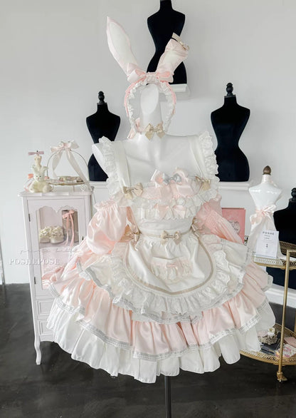 Antique Maid Dress Set Bunny Collection - PoshePose Global