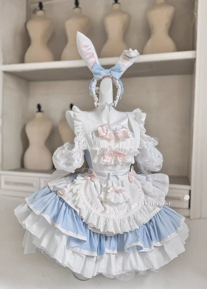 Antique Maid Dress Set Bunny Collection - PoshePose Global