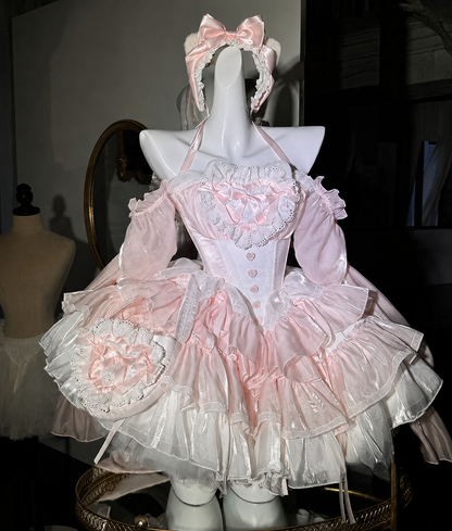 Rosé Cat Princess Dress