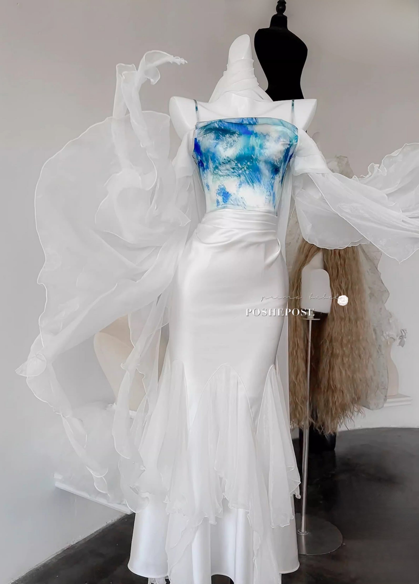 Featherfall Glaze Dress - PoshePose Global