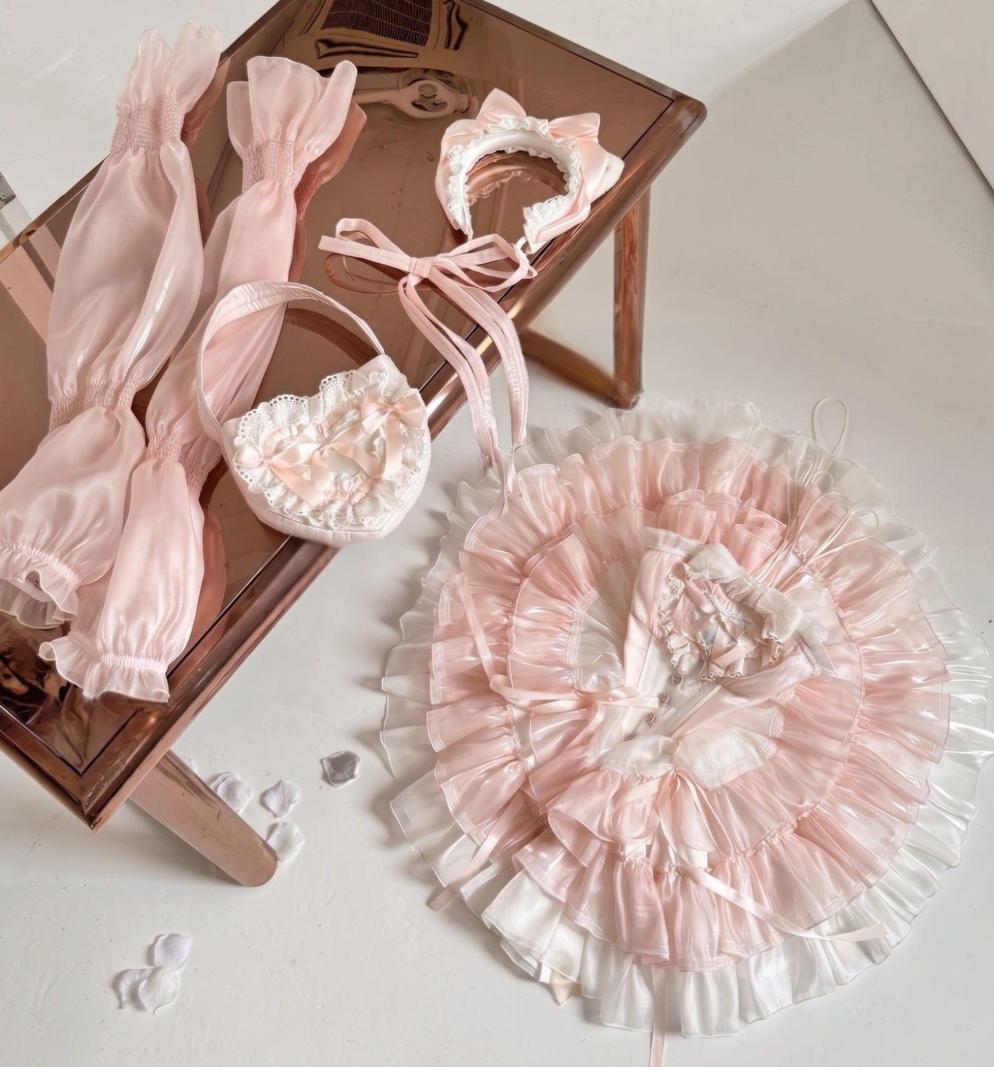 Rosé Cat Princess Dress