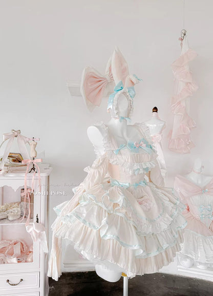 Antique Maid Dress Set Bunny Collection - PoshePose Global