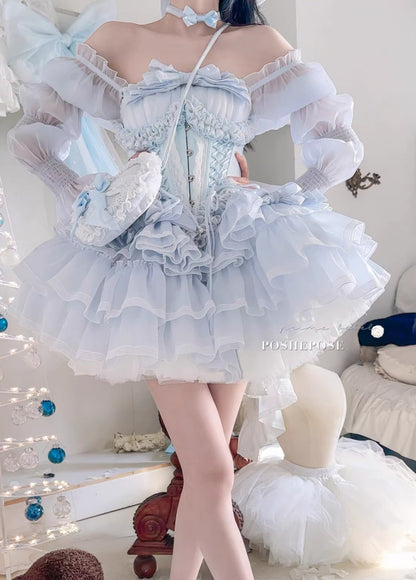 Ice & Snow Spirit Fate Dress Set - PoshePose Global