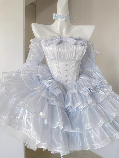 Ice & Snow Spirit Fate Dress Set - PoshePose Global