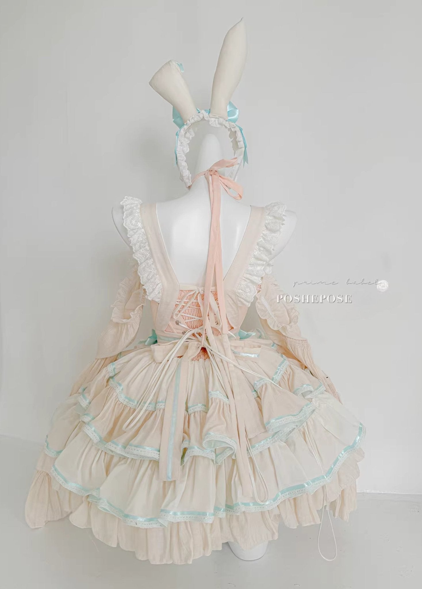 Antique Maid Dress Set Bunny Collection - PoshePose Global
