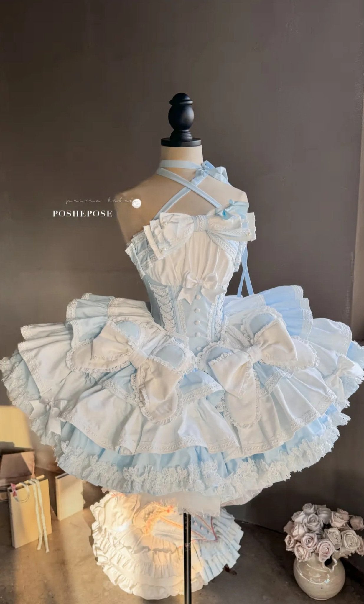 Cloud Lace Dress - PoshePose Global