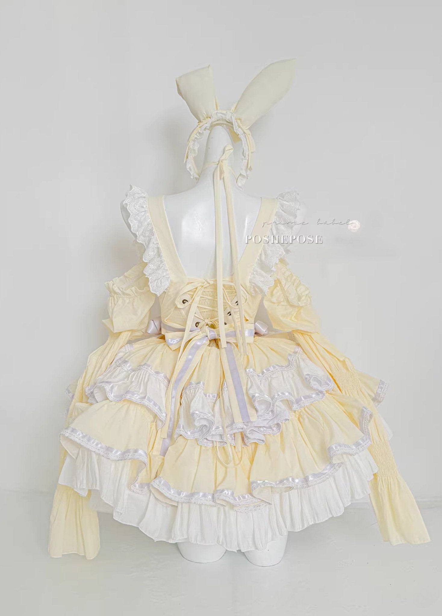 Antique Maid Dress Set Bunny Collection - PoshePose Global