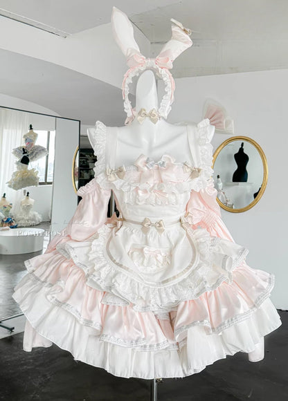 Antique Maid Dress Set Bunny Collection - PoshePose Global