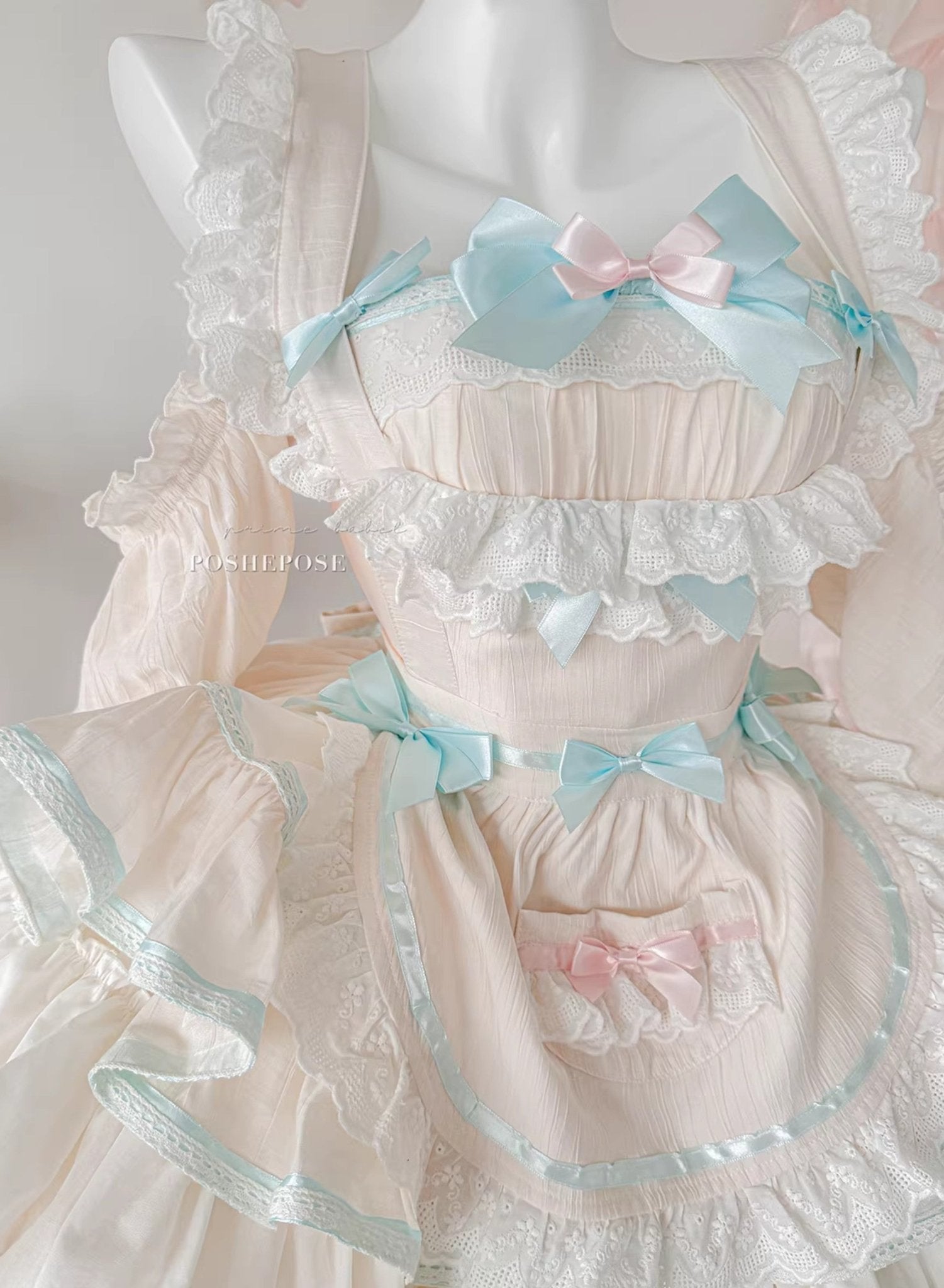 Antique Maid Dress Set Bunny Collection - PoshePose Global