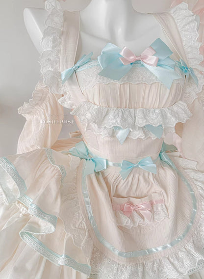 Antique Maid Dress Set Bunny Collection - PoshePose Global