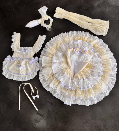 Antique Maid Dress Set Bunny Collection - PoshePose Global