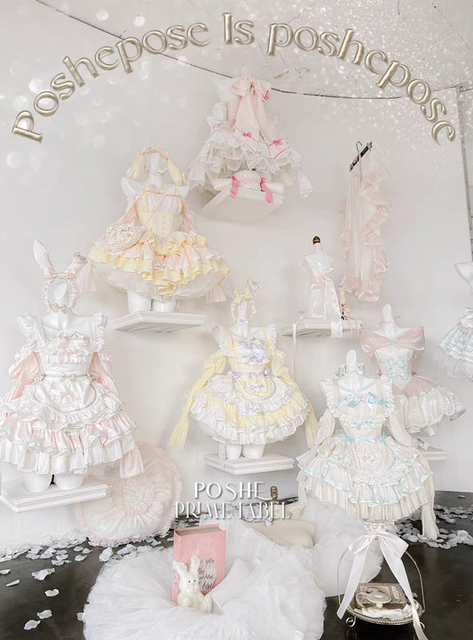Antique Maid Dress Set Bunny Collection - PoshePose Global