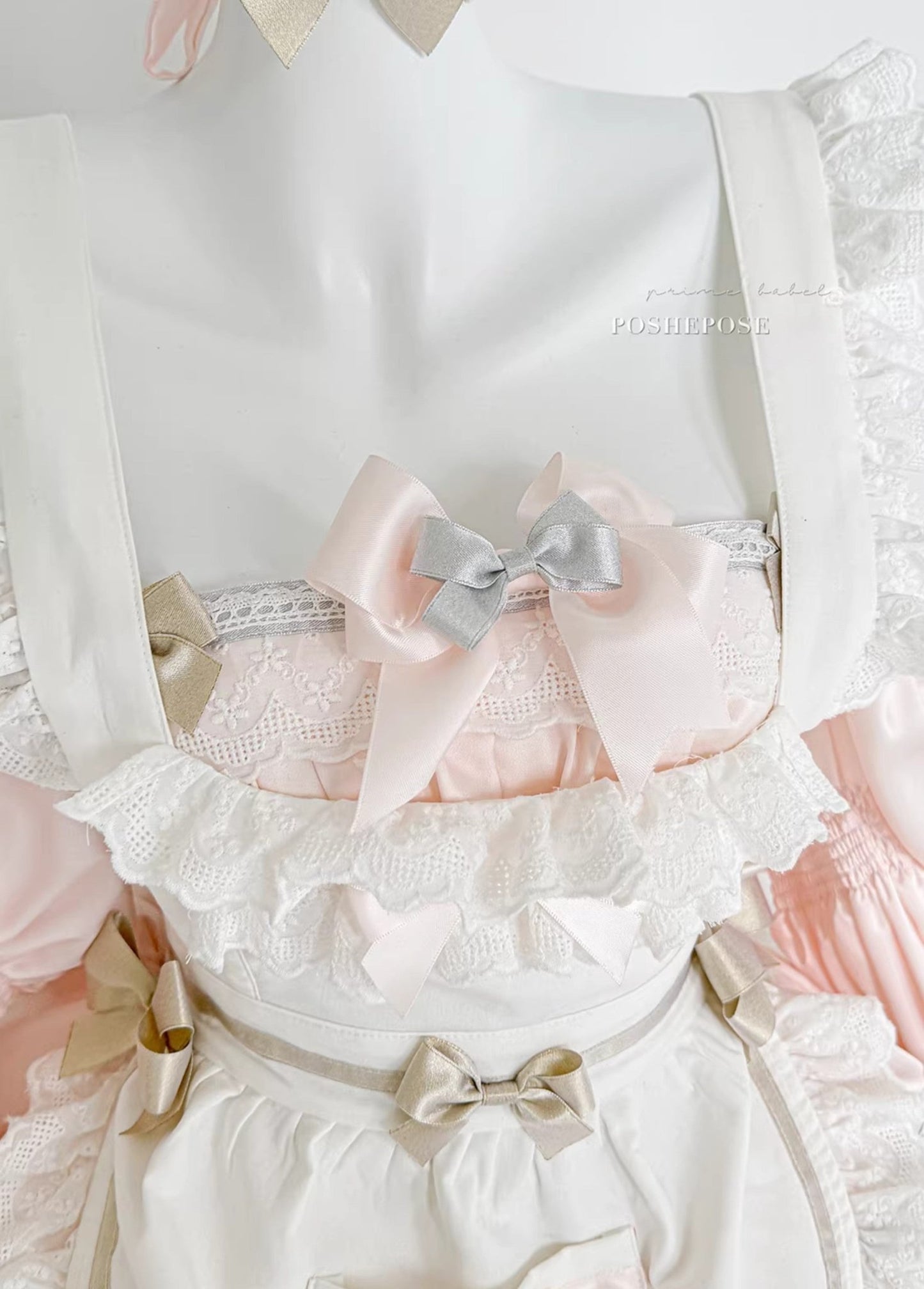 Antique Maid Dress Set Bunny Collection - PoshePose Global