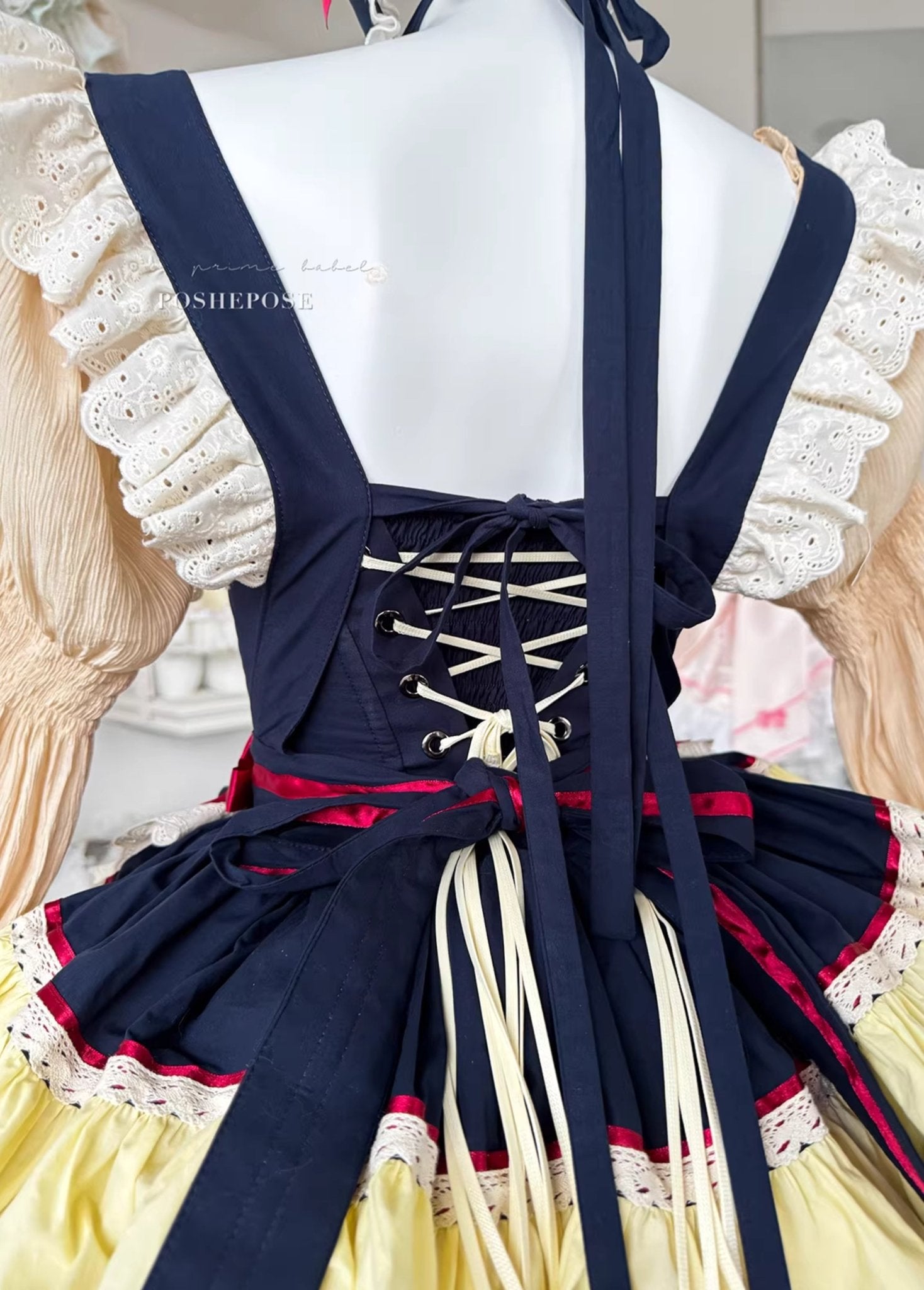 Antique Maid Dress Set Bunny Collection - PoshePose Global