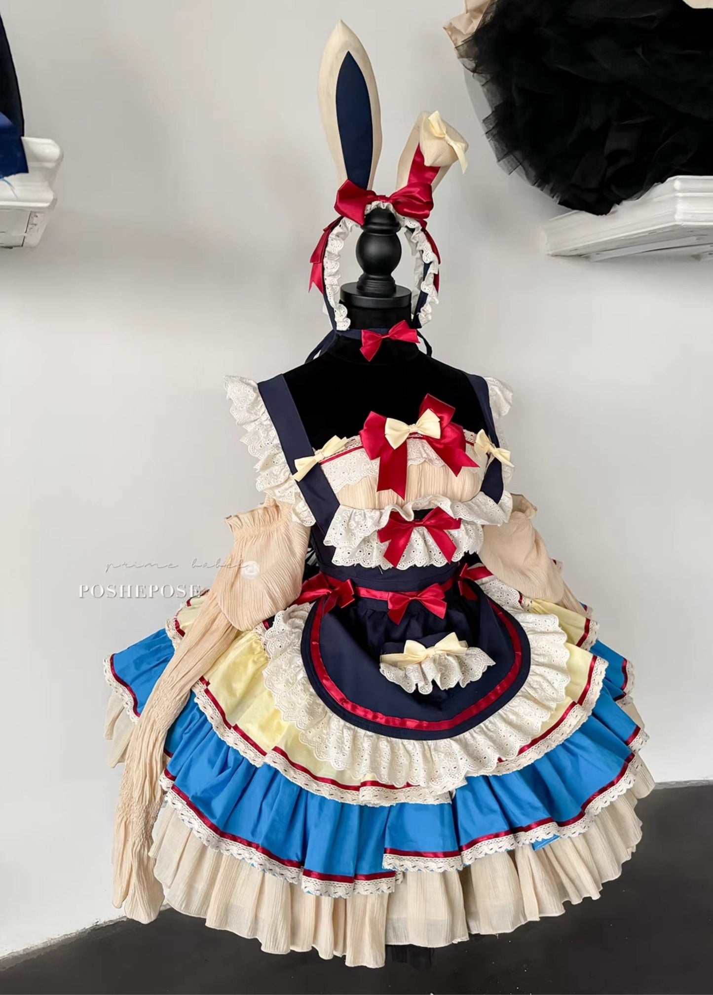 Antique Maid Dress Set Bunny Collection - PoshePose Global