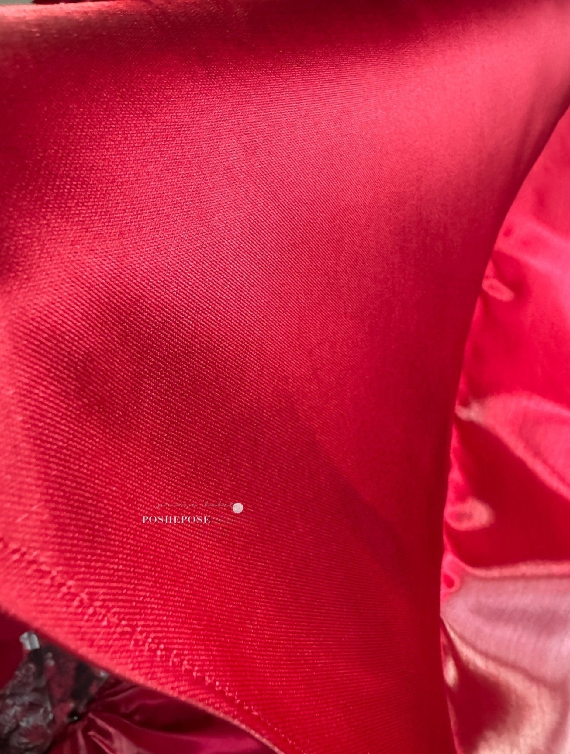 Statement red dress perfect for New Year celebrations