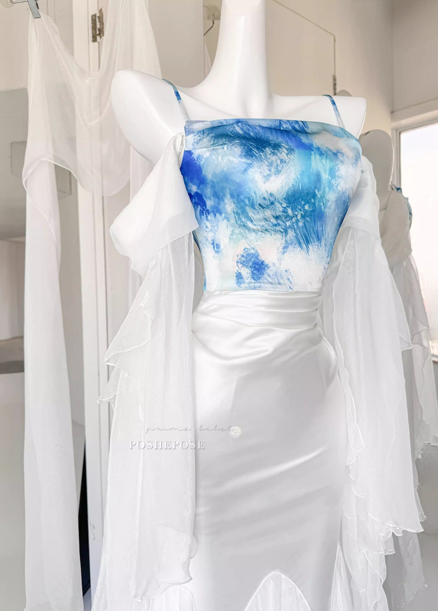 Featherfall Glaze Dress - PoshePose Global