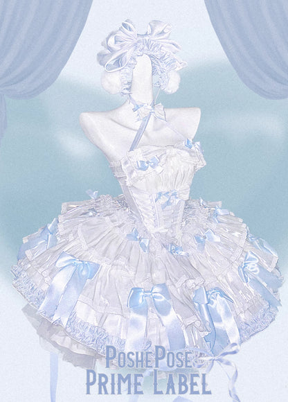 White Feather Snow Dress - PoshePose Global