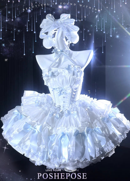 White Feather Snow Dress - PoshePose Global