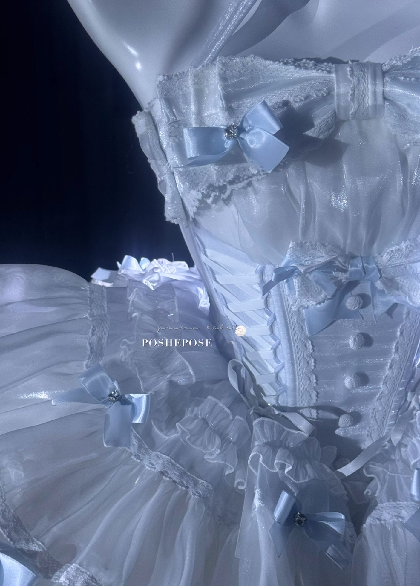 White Feather Snow and Ready Red Idol Dress - PoshePose Global