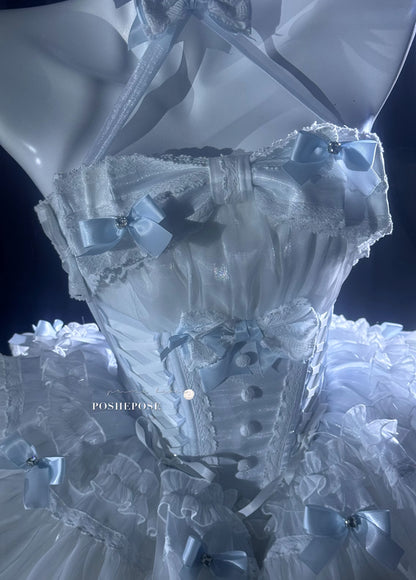 White Feather Snow Dress - PoshePose Global