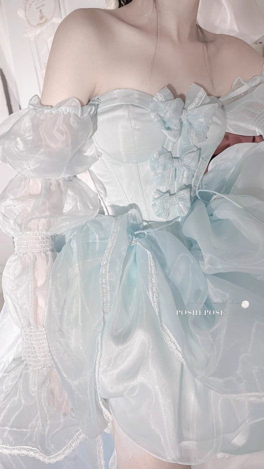 Sakura Mizuiro Dress - PoshePose Global