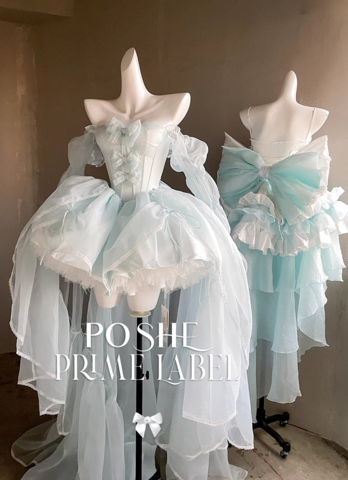 Sakura Mizuiro Dress - PoshePose Global