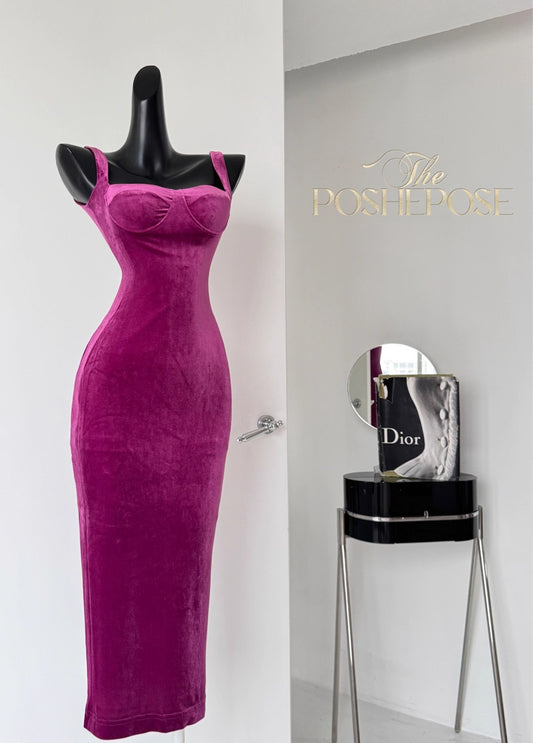 Sicilian Velvetion Dress - PoshePose Global