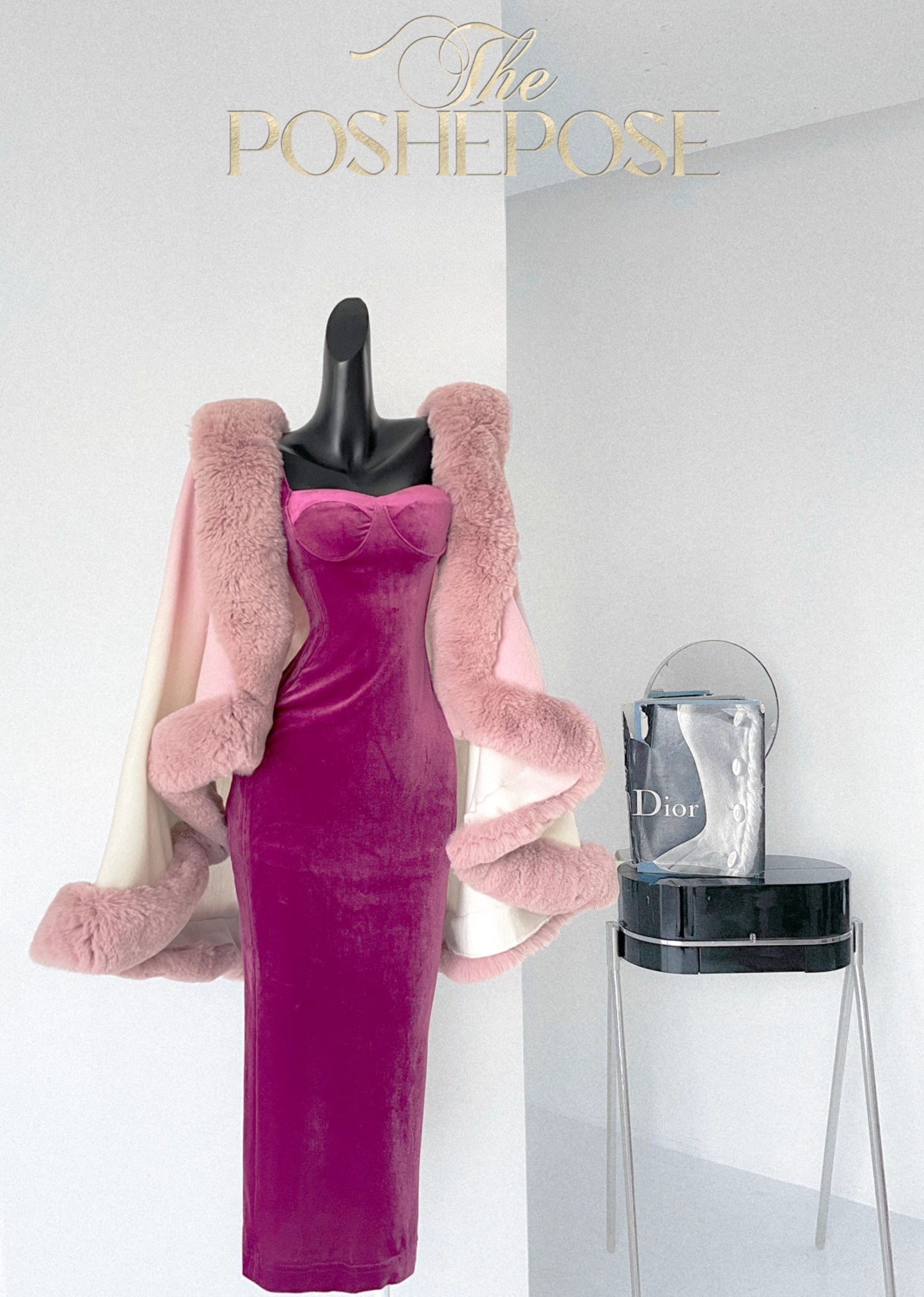 Sicilian Velvetion Dress - PoshePose Global