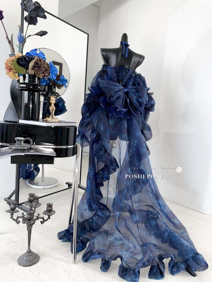 Haute Couture Deep Sea Dress Limited Edition - PoshePose Global