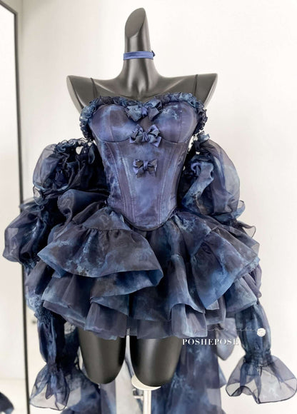 Haute Couture Deep Sea Dress Limited Edition - PoshePose Global