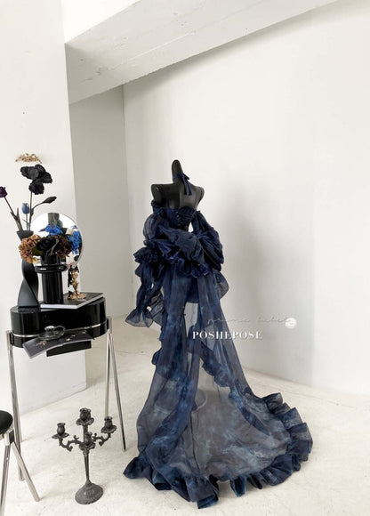 Haute Couture Deep Sea Dress Limited Edition - PoshePose Global