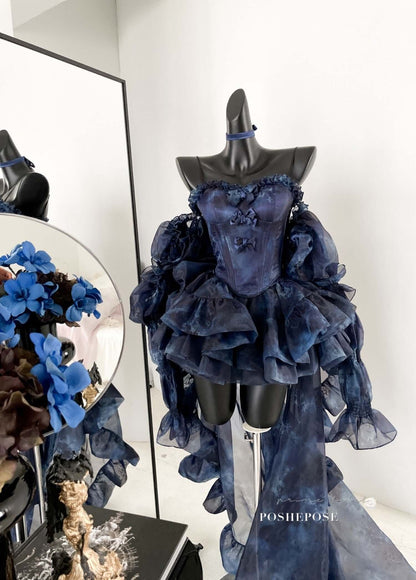 Haute Couture Deep Sea Dress Limited Edition - PoshePose Global