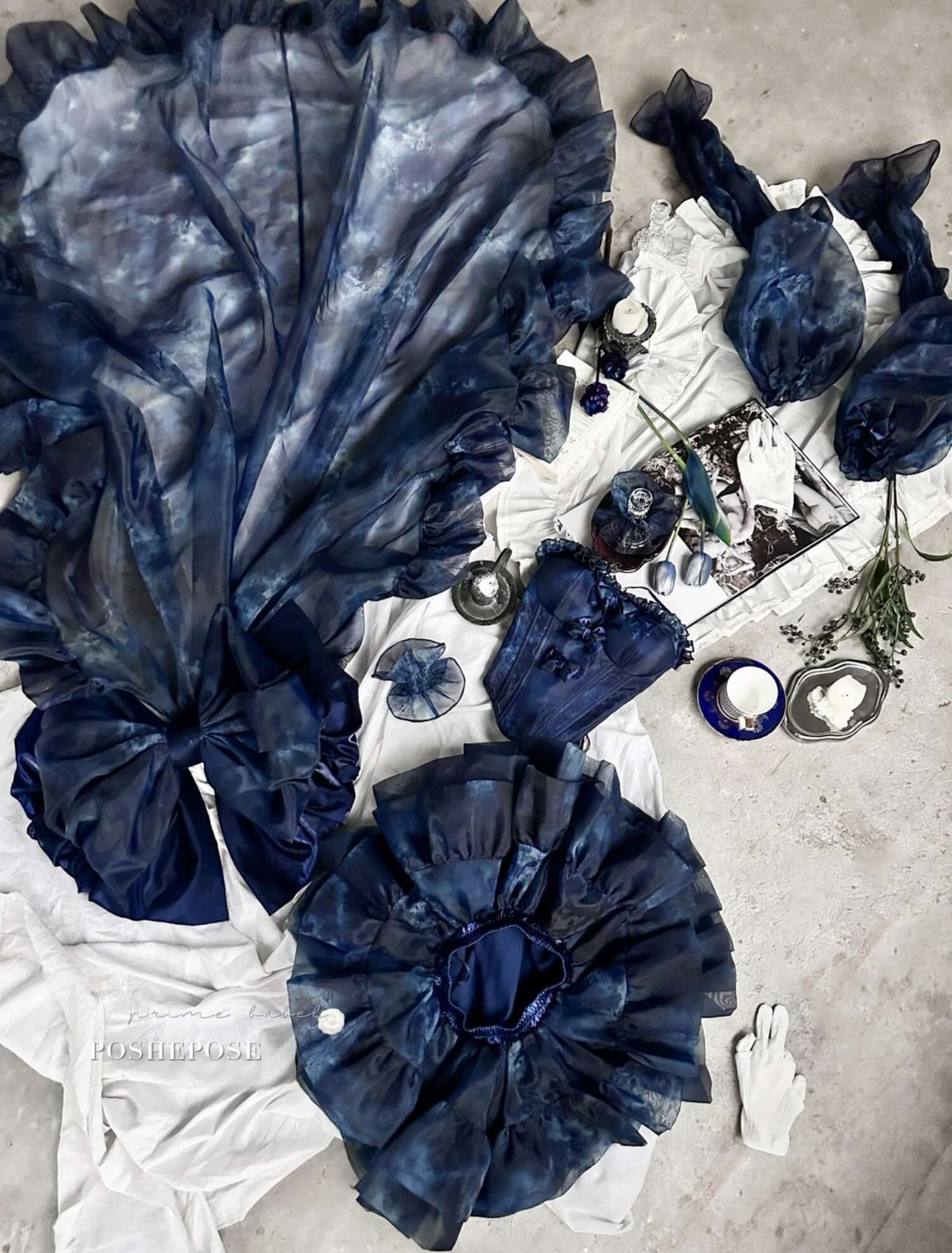 Haute Couture Deep Sea Dress - PoshePose Global