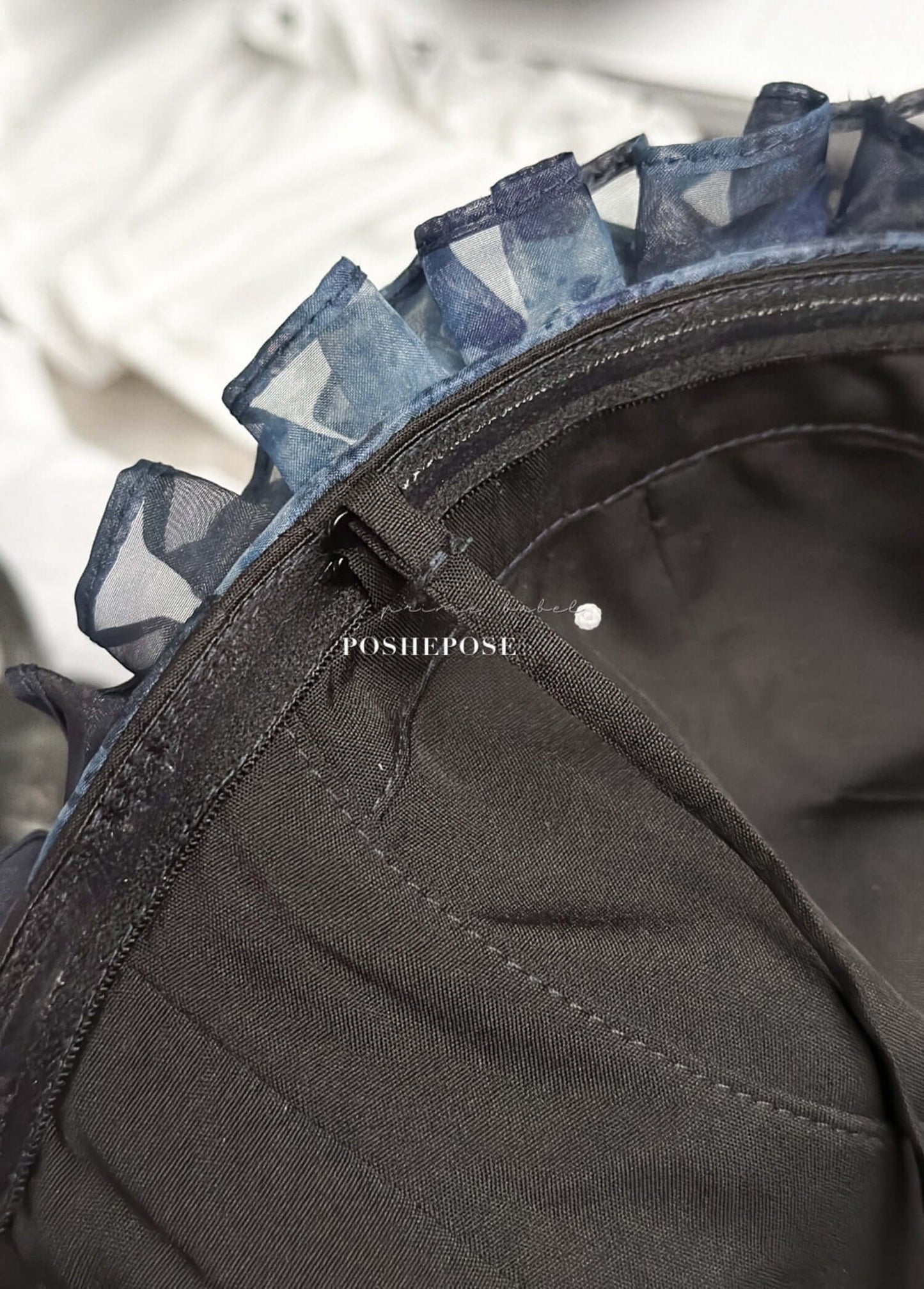 Detail view of the Haute Couture Deep Sea Dress Limited Edition featuring exquisite fabric and design elements.