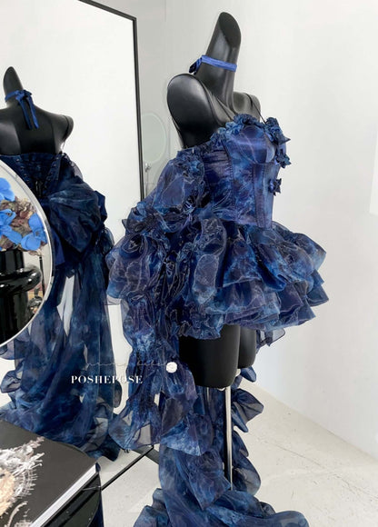 Haute Couture Deep Sea Dress Limited Edition - PoshePose Global