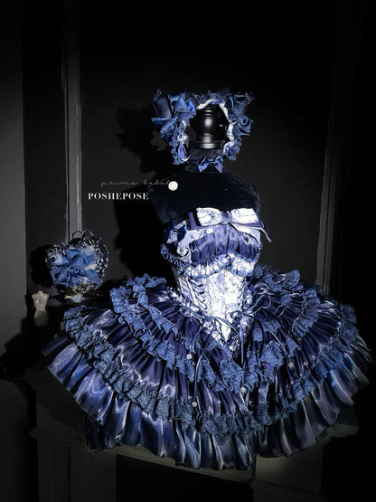 Hidden Fox Dress Navy Edition Set - PoshePose Global