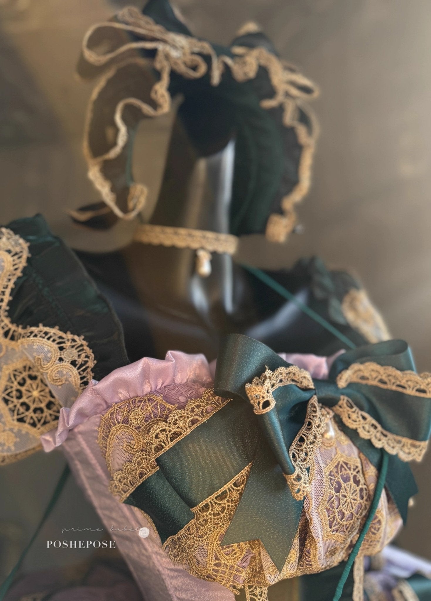 ポシェポーズ レトロパレス ロリータドレス