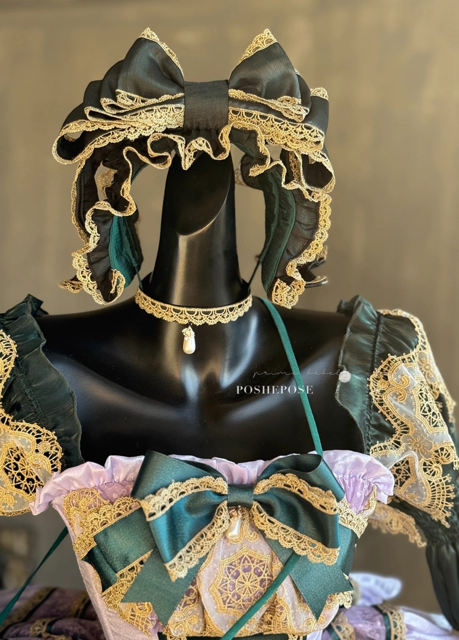 ポシェポーズ レトロパレス ロリータドレス