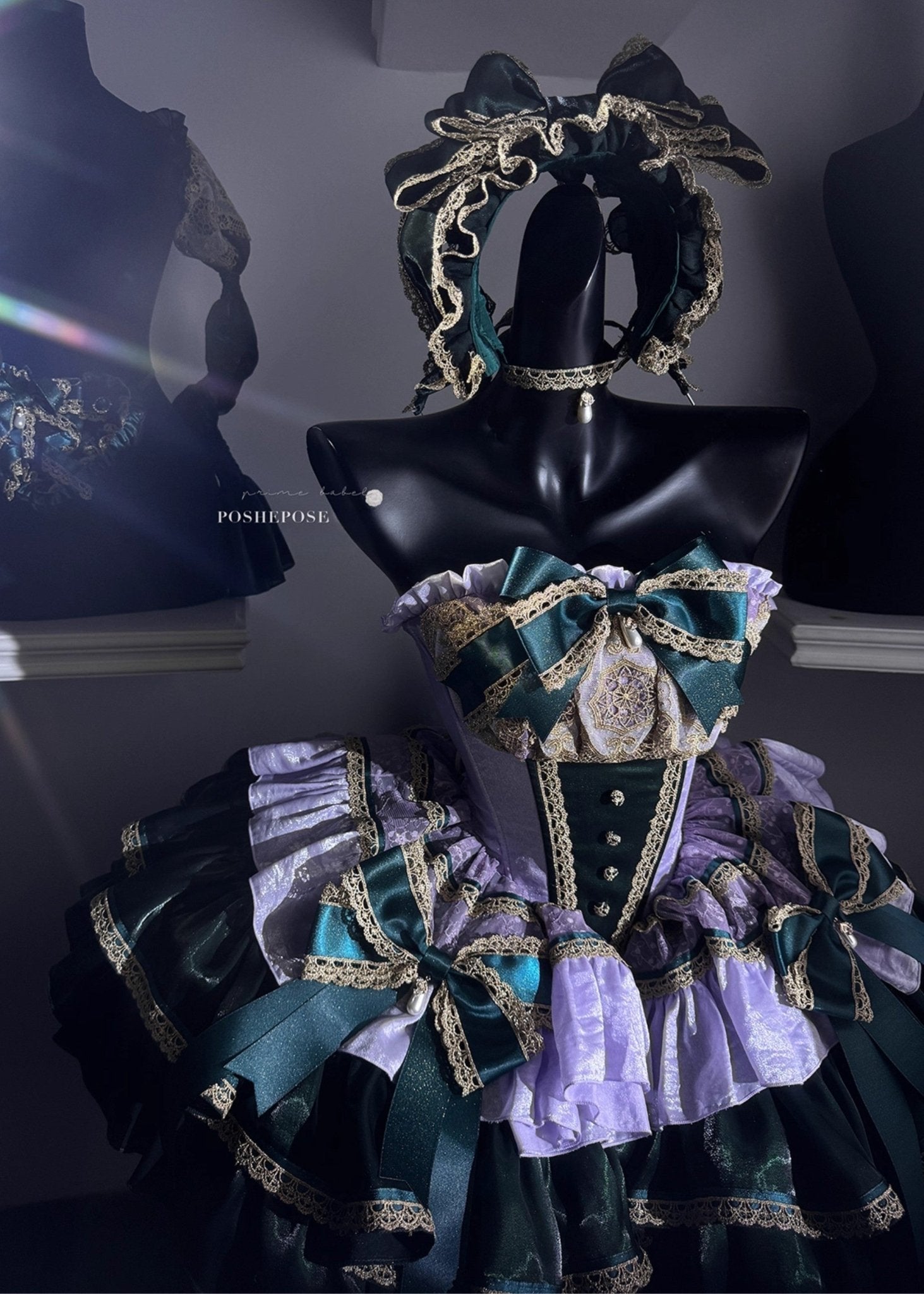 ポシェポーズ レトロパレス ロリータドレス
