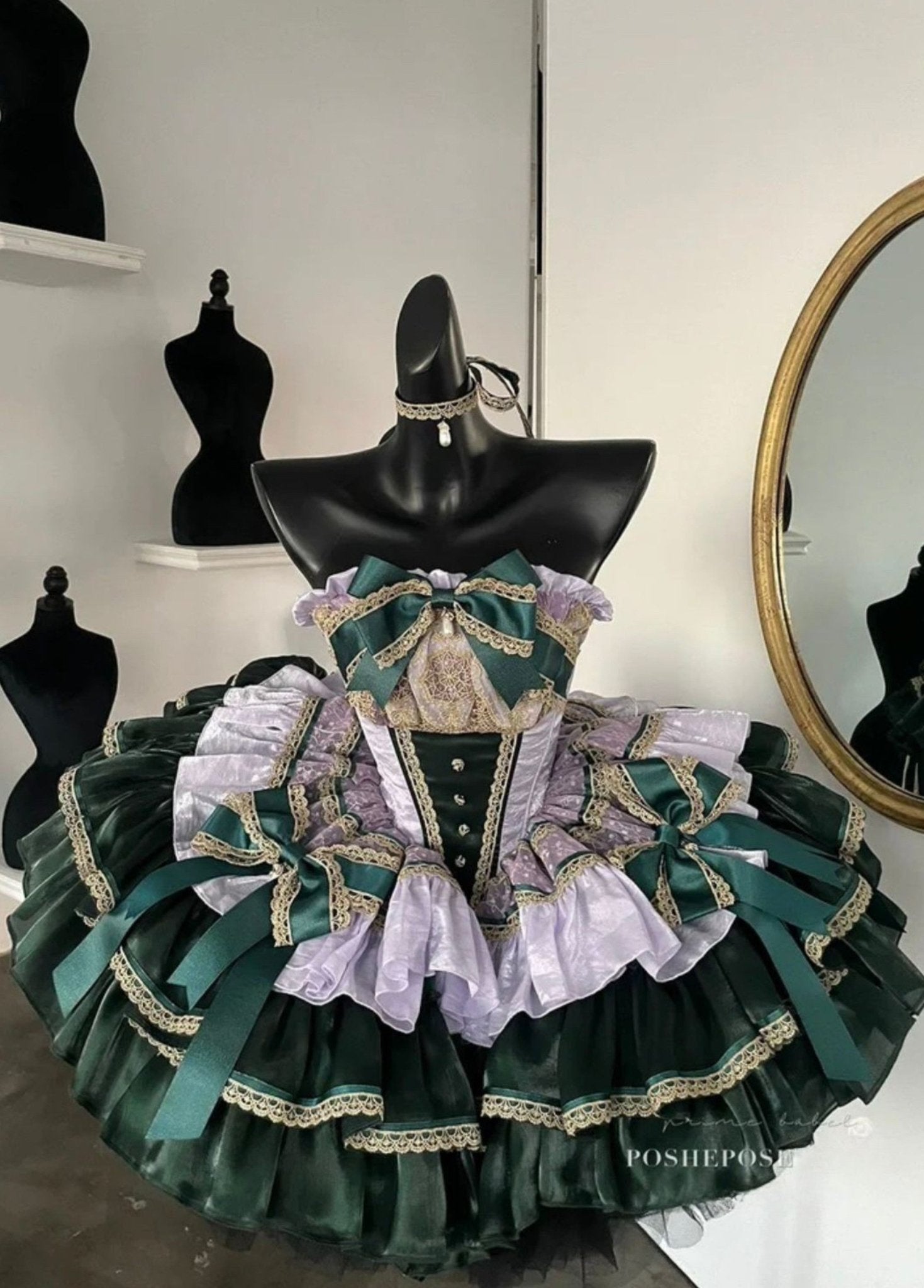 ポシェポーズ レトロパレス ロリータドレス