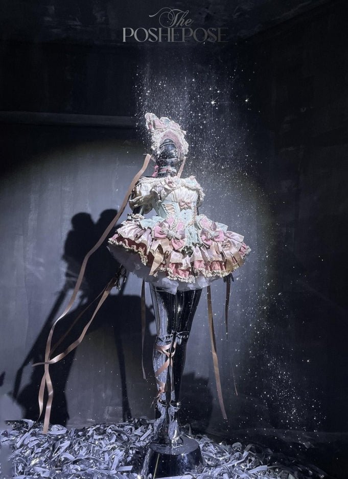 POSHEPOSE Ribbon Waltz Dress - Pastel Dream