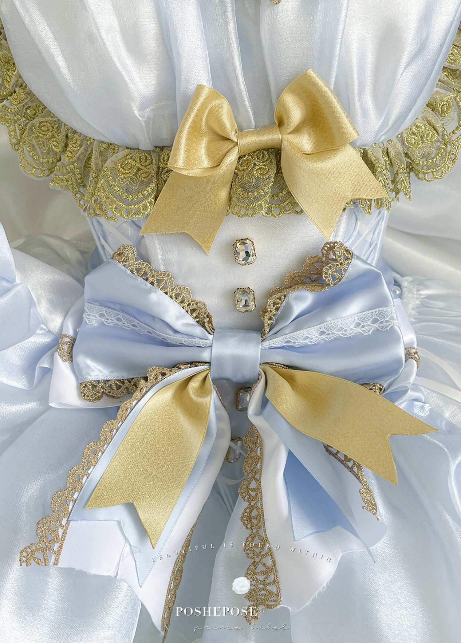 Angel Swan Moonlight Vow Dress Ballet Blue - PoshePose Global