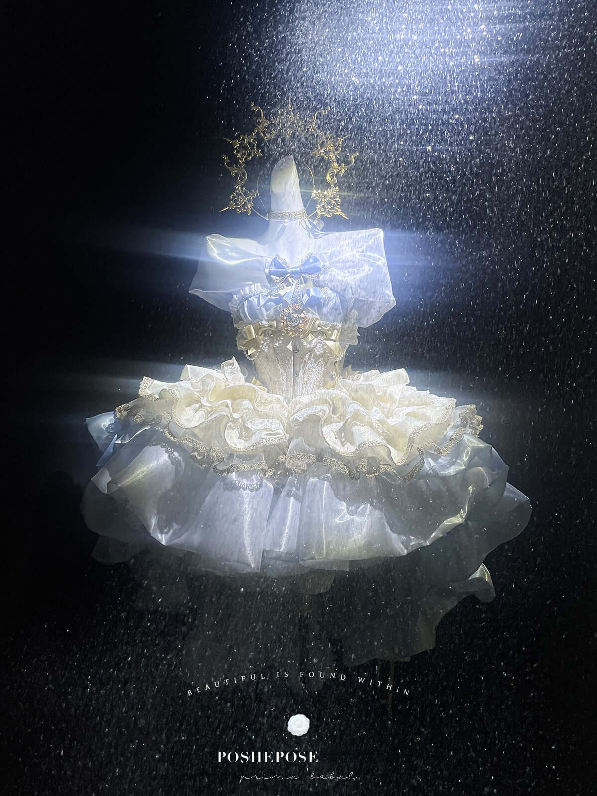 Angel Swan Moonlight Vow Dress Ballet Blue - PoshePose Global