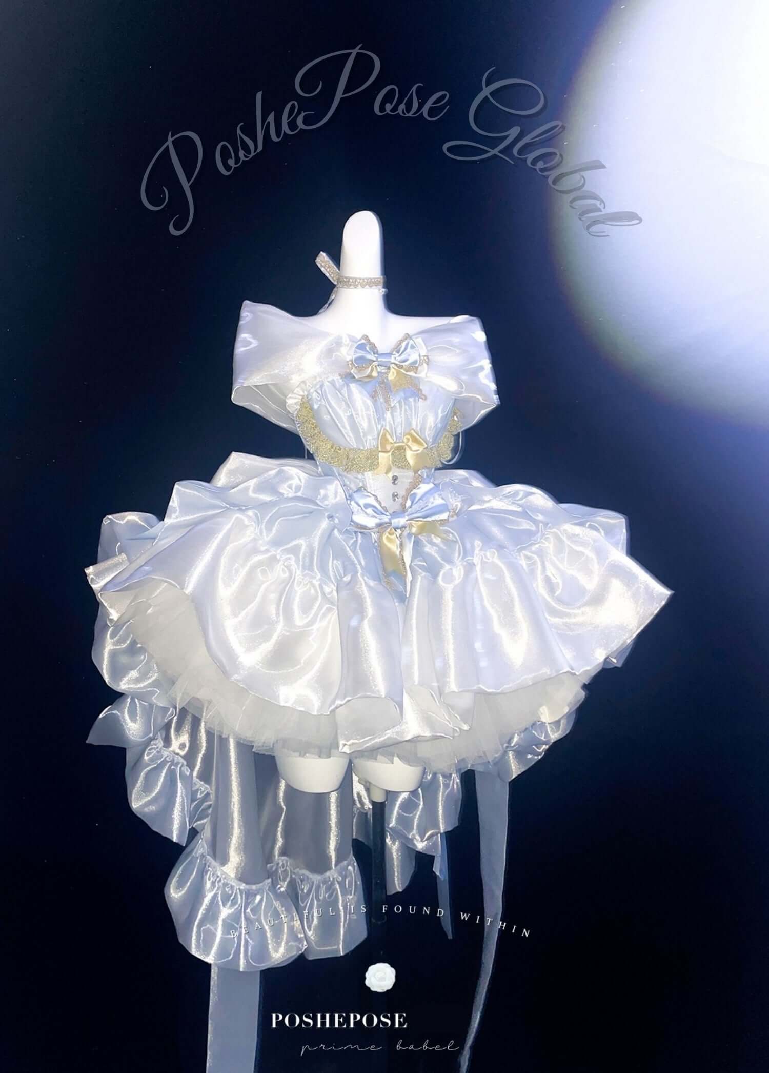 Angel Swan Moonlight Vow Dress Ballet Blue - PoshePose Global